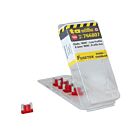 Techspan Tech-766807 10A Rouge Fusibles à lame mini (profil bas) (Paquet de 5)