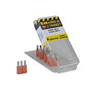 Techspan Tech-766827 10A Rouge Fusibles à lame Micro-3 (Paquet de 5)