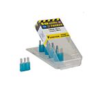 Techspan Tech-766828 15A Bleu Fusibles à lame Micro-3 (Paquet de 5)