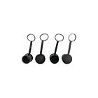 Techspan Tech767790 Noir Capuchons de goujon Connect+Protect (Paquet de 4)