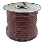 Techspan Tech769275 Rouge Câble de batterie en caoutchouc 100 pi