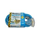 Techspan Tech769748 1875W 15A Bleu Rallonge Arcticord à trois prises
