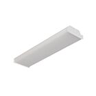 Turolight DL-WA2-4F-MW-MK-120-347V-D 4' Blanc enveloppant Wattage et CCT sélectionnables