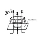 Boulon d'ancrage de borne Turolight EDA-BOL-ANCHOR-SET