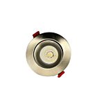 Turolight EDA-ECL-4-17W-MK9-120-347V-BN-0-10V 17W Nickel brossé 4" LED Cardan régressé Lumière