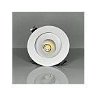 Turolight EDA-ECL-4-17W-MK9-120-347V-WH-0-10V 17W Blanc 4" LED Cardan régressé Lumière