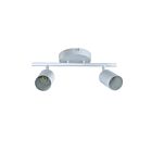 Turolight FIT-SM-TRK-GU10-2H-WH Blanc Rail de montage en surface adapté