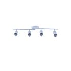 Turolight FIT-SM-TRK-GU10-4H-WH 200W Blanc sable Piste fixe