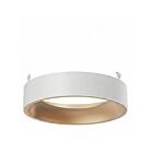 Turolight HS-VERS-12-WH-GD 12" Blanc et or déco garniture