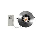 Turolight RGD-CHY2-4-8W-5CCT-BN-D 8W 4" Nickel brossé LED lampe à cardan CCT Sélectionnable
