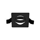 Garniture à surface réglable carré 3" Turolight RGD-SMT-532-BK noir