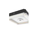 Turolight SSL-CP5-SQ-60M-MW-MK-UN3-BK-D Noir LED Luminaire Canopy Wattage et CCT Sélectionnable