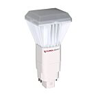 Lampe LED PL 4 broches de remplacement direct long à la verticale Turolight VIV-PL-DF-9W-30-VL 9W