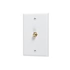 Vista Electrical B48216 Prise coaxiale et plaque 75 ohms (paquet de 10)