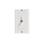 Vista Electrical B48219 Prise coaxiale et plaque décoratives 75 ohms (paquet de 10)