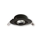 Encastré rond ajustable 4" à 3 voies avec température CCT au choix Votatec VO-GRP4W10-120-D-3WY-BL 10W noir