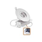 Encastré rond 4" à 3 voies, température CCT au choix Votatec GS-G4-D12-Round-WH 12W blanc