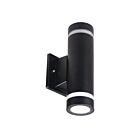 Votatec AST-UDWP01B-30WBS6DC1-BH30-40-50W Noir Wattage sélectionnable Applique extérieure