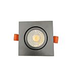 Encastré LED ajustable à garniture carré 3", 3 voies, CCT Votatec C5202-3Way-BK-SQ 7W noir
