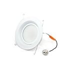 Encastré rond ajustable multidirectionnel 4", 3 voies CCT Votatec HLLEDR56-14W-Dm-4way 14W blanc