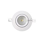 Panneau rond mince à garniture ajustable 4" Votatec VO-GRP4W10-120-60-D-WH 10W blanc