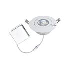 Encastré rond LED ajustable 4", température CCT au choix Votatec VO-GRP4W10-120-RGB 10W blanc