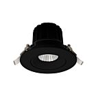 Votatec VO-RP4W16-120-D-5WAY-BK 16W Noir 4" LED Luminaire encastré à cardan régressé CCT Sélectionnable