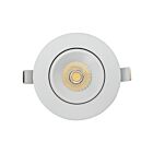 Votatec VO-RP4W16-120-D-5WAY-WH 16W Blanc 4" LED Luminaire encastré à cardan régressé CCT Sélectionnable