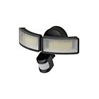 Éclairage de sécurité LED à capteur de mouvement Votatec VO-SC2W24-120-P-50-5K-BK 24W noir
