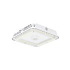 Votatec VO-SCPW75-347-3WAY-S-WHITE White LED Luminaire canopy Wattage et CCT Sélectionnable