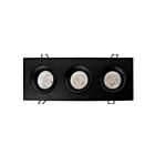 Votatec VO-SP3.5W36-120-D-5WAY-3H-bk 36W 4" Noir Cardan régressé Lumière