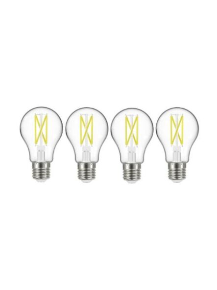 A19 LED Filament Bulb 5W 2700K 4-Pack