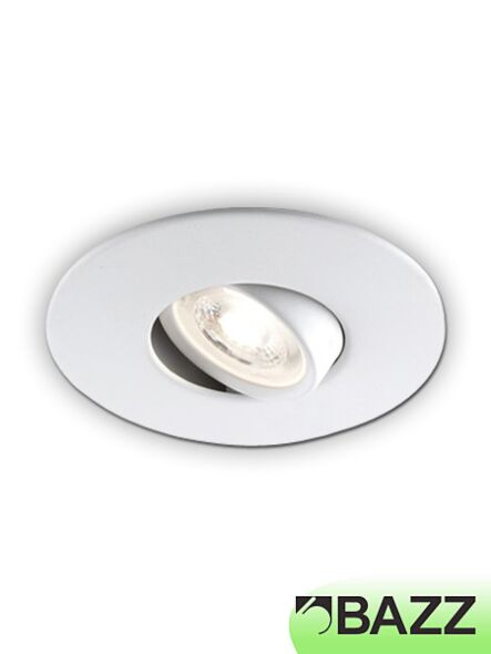 encastré led bazz série flex profil bas 7w blanc mat 310lplaw