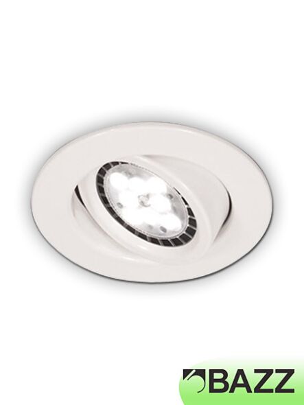 encastré led bazz série flex3 profil bas 7w blanc mat 313lpl7w