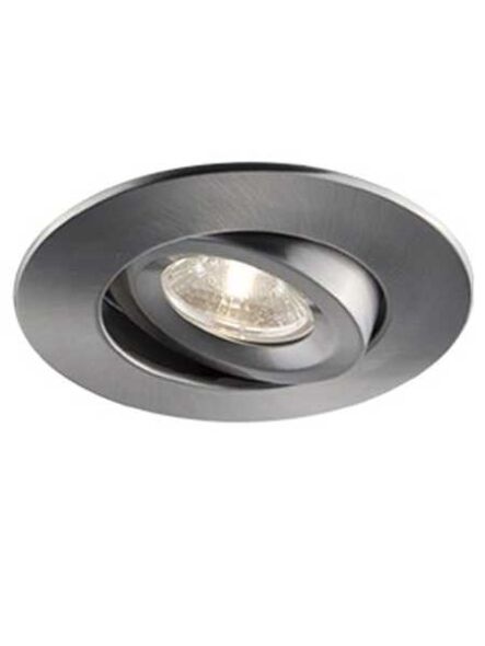 Encastré LED Bazz profil bas 7W chrome brossé 520L7BM4 (Paq. 4x)