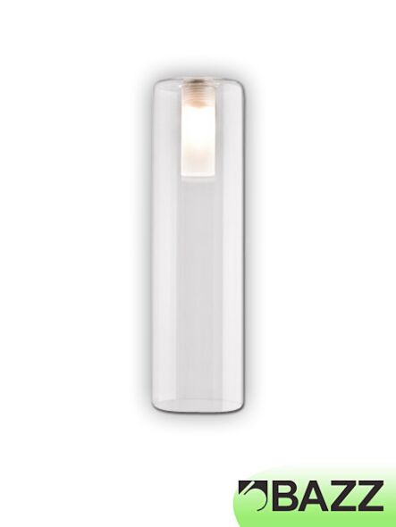 bazz lubik clear glass lamp shade h13x04cw