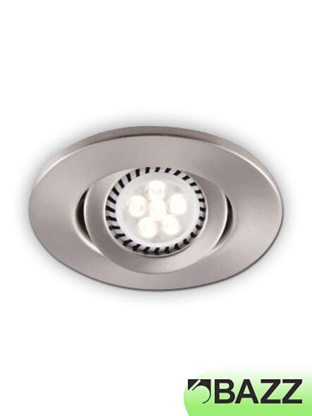 Ens. 4x encastré LED Bazz 7W chrome brossé JL114BX4