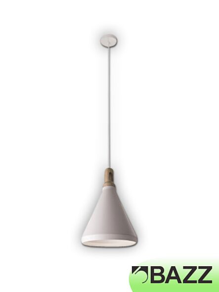 bazz loft 1 light white pendant p15099wh
