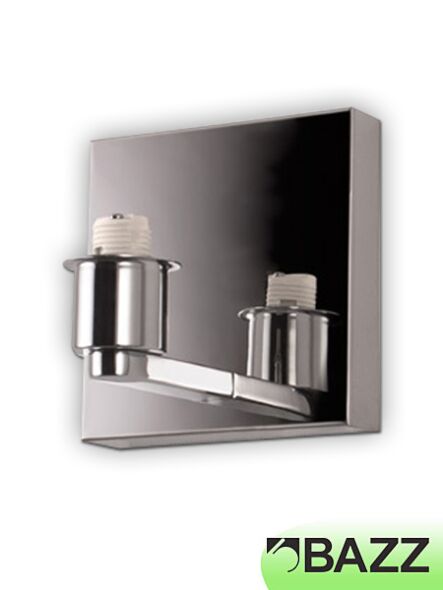 applique murale lubik bazz chrome w13x41ch