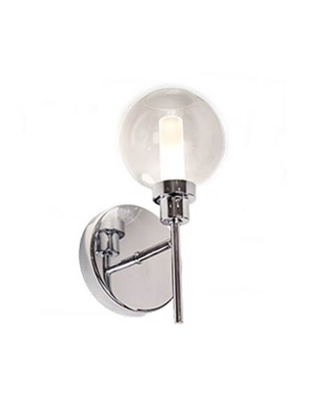 bazz sphere chrome wall light w141611c 