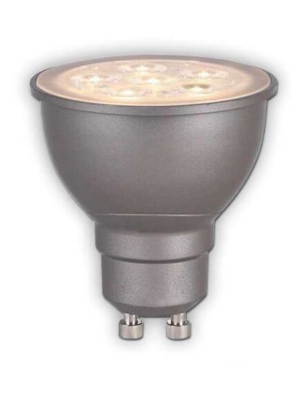 canarm gu10 7.5w led bulb brushed nickel b-led10s5g08wbn-d