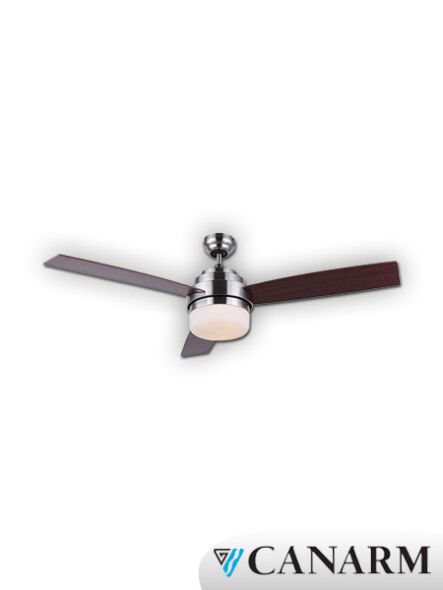 ventilateur carling canarm 52" nickel brossé cf52car3bn