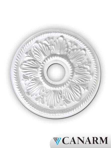 médaillon tuscan canarm 18" blanc fm–19a