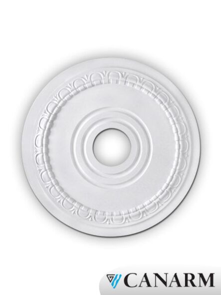 médaillon egg & dart canarm 17" blanc fm–40