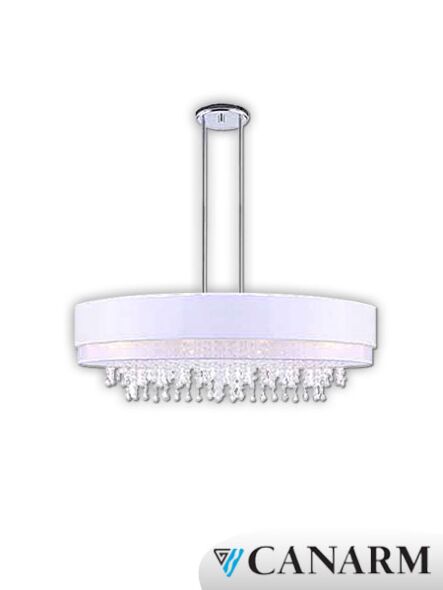 chandelier charleston canarm chrome 4 lumières ich509a04ch36