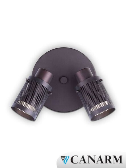 applique murale acton canarm bronze huilé 2 lumières icw576a02orb–led