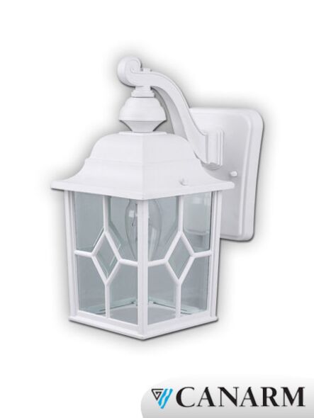 lanterne murale canarm série plaza blanche iol135wh