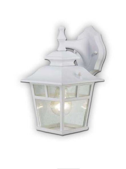 canarm fieldhouse series outdoor wall mount white finish iol183twh-c
