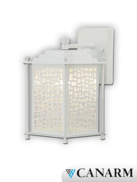 lanterne murale canarm série kingston blanche iol213wh