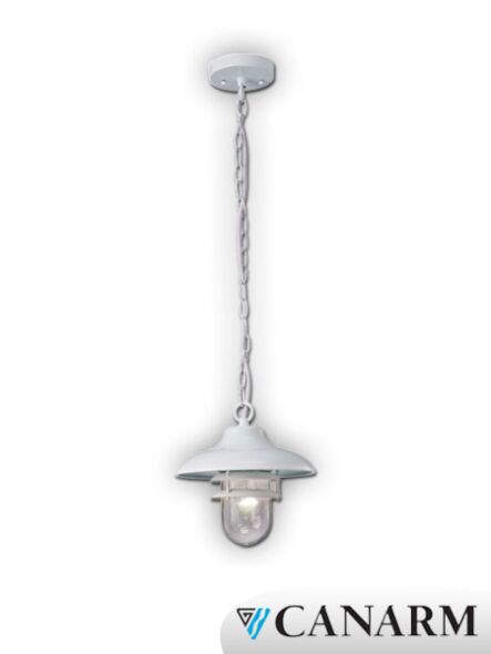 suspendu extérieur canarm série bradenton blanc iol214wh